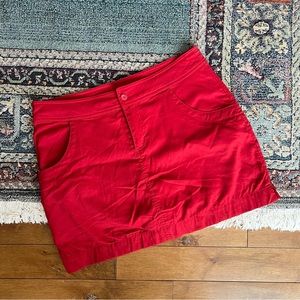 ✨3/15$ AVIA red skort, skiât with short under